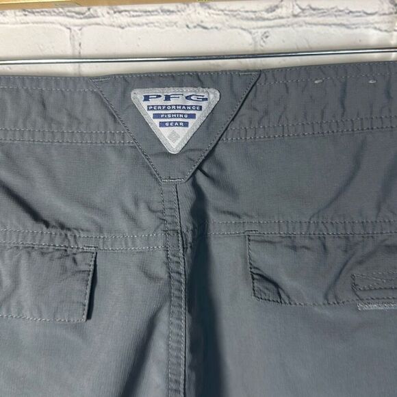 Columbia Shorts Mens Gray PFG Fishing Shorts Cargo Multipocket size 32 XM0694 - Picture 4 of 7